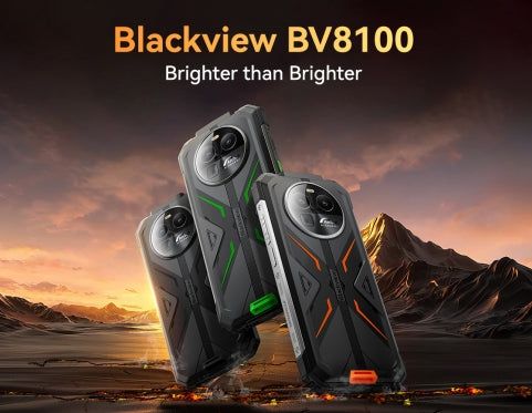 Blackview BV8100 CPU MT8781 120Hz 6,497 polegadas [banda de frequência global 4G] smartphone de três provas 4G de alto custo-benefício 8 GB de RAM 256 GB de ROM 【Impostos incluídos】