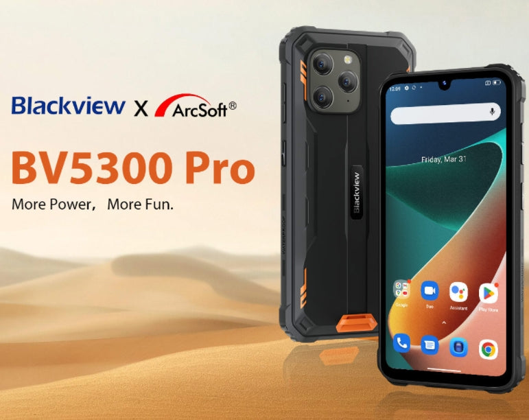 Blackview BV5300 PRO CPU p35 120Hz 6,1 polegadas smartphone econômico 4G três provas 4 GB RAM 64 GB ROM 【Impostos incluídos】