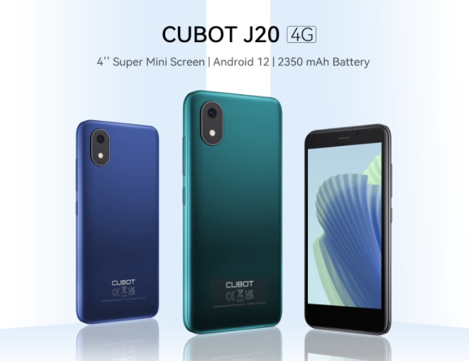 2025 Cubot J20 Smartphone Helio MT67392 120Hz tela de 4,0 polegadas, orçamento 4G Smartphone 2GB RAM 16GB ROM Smartphone 【Impostos incluídos】