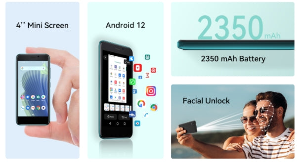 2025 Cubot J20 Smartphone Helio MT67392 120Hz tela de 4,0 polegadas, orçamento 4G Smartphone 2GB RAM 16GB ROM Smartphone 【Impostos incluídos】