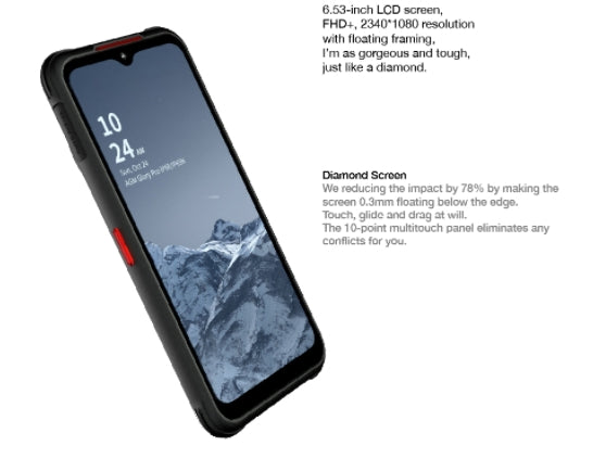 AGM Glory G1 PRO Smartphone CPU Qualcomm TM480 120Hz 6,53 polegadas 5G Banda Global: Imagem Térmica NFC Smartphone Robusto 8GB RAM 256GB ROM Smartphone 【Impostos incluídos】