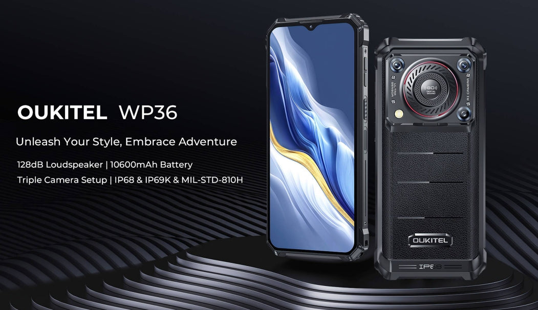 2025 OUKITEL WP36 Smartphone CPU MTK8788 120Hz 6,52 polegadas 4G Smartphone robusto 8 GB de RAM 128 GB de ROM Smartphone 【Impostos incluídos】