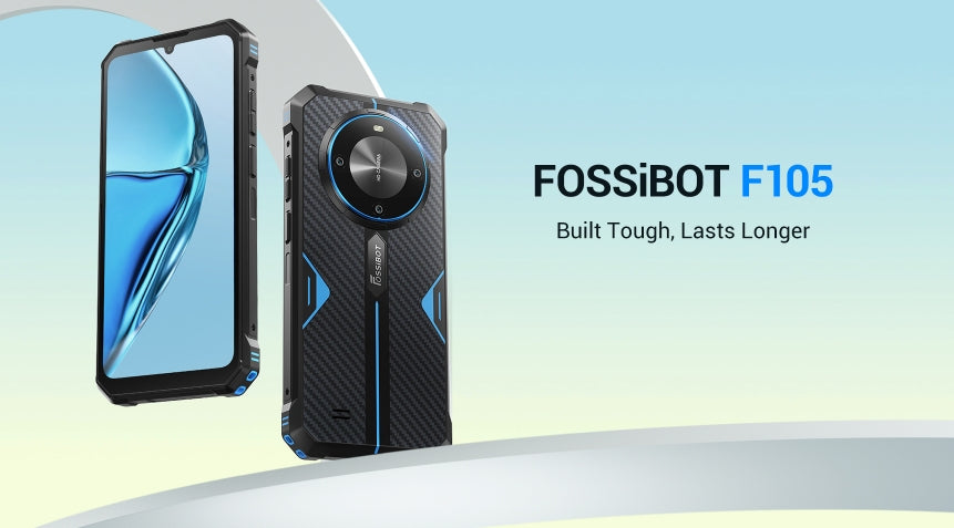 2025 Fossibot F105 smartphone CPU MTK8768 120Hz 6,75 polegadas alto desempenho de custo 4G três provas smartphone 4GB RAM 64GB ROM smartphone 【Impostos incluídos】