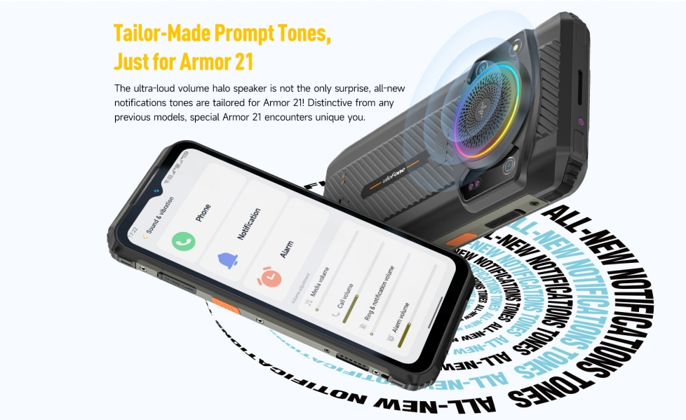 Ulefone ARMOR 21 CPU Helio G99 120Hz 6,58 polegadas 4G banda de frequência global] 8+8+256G 9600mAh três prova smartphone 8GB RAM 256GB ROM Impostos incluídos