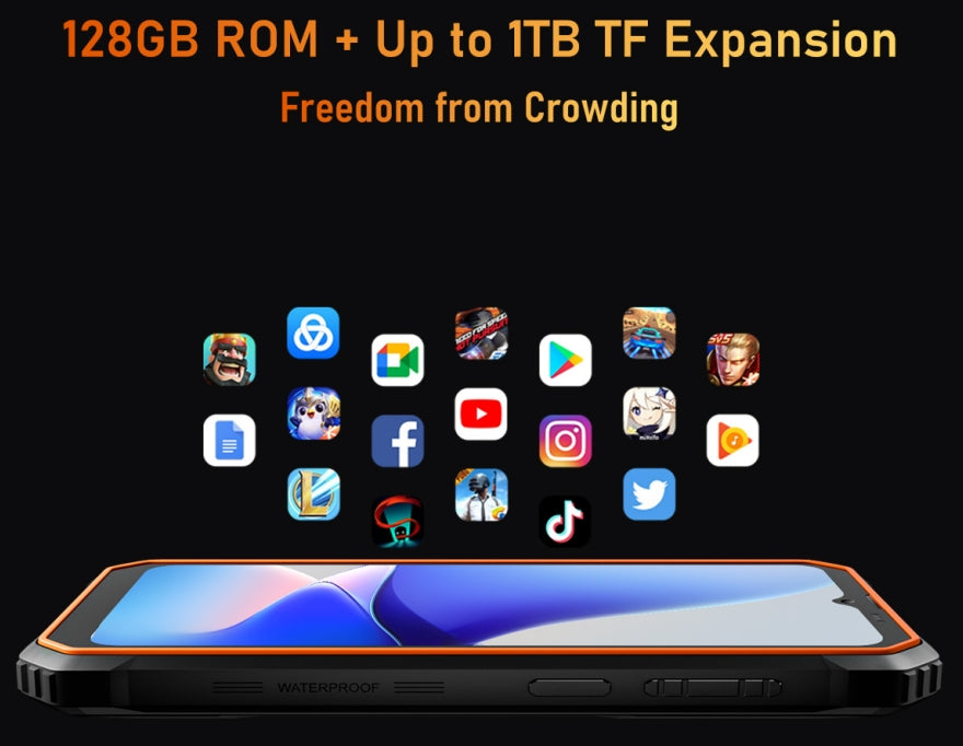 Blackview BV6200 PRO CPU P35 120Hz 6,56 polegadas smartphone econômico 4G três provas 6 GB de RAM 128 GB de ROM 【Impostos incluídos】