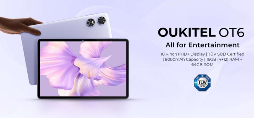 OUKITEL OT6 CPU RK3562 120Hz 10,1 polegadas WIFI tablet inteligente econômico 4 GB RAM 64 GB ROM 【Impostos incluídos】