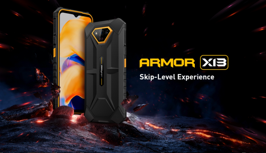 ULEFONE ARMOR X13 HELIO G36 120HZ 6,52 polegadas NetCom Full Alto custo-benefício 4G Três Smartphone de Prova 6 GB RAM 64 GB ROM 【Impostos incluídos】