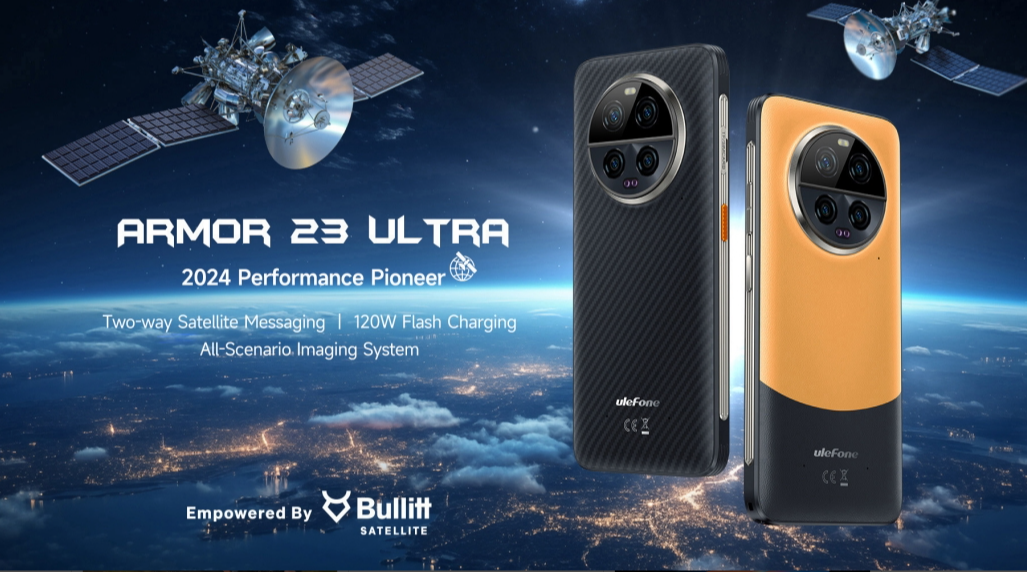 ULEFONE ARMOR 23 Ultra CPU Dimensidade 8020 120Hz 6,78 polegadas 5G Banda de frequência global O primeiro canal duplo Satellite SMS Controle remoto infravermelho suporta zoom 120w carregamento rápido três provas smartphone 【Impostos incluídos】