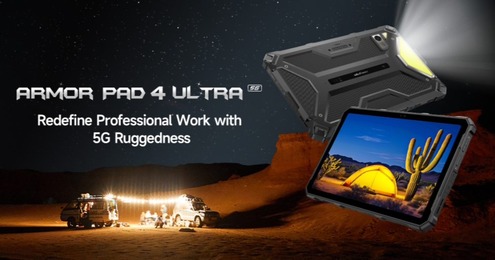 Ulefone ARMOR PAD 4 ULTRA CPU Dimensão 6300 120Hz 10,36 polegadas 5G banda de frequência global três prova tablet inteligente multifuncional luz LED 11800mAh tela 2K 8GB RAM 256GB ROM 【Impostos incluídos】