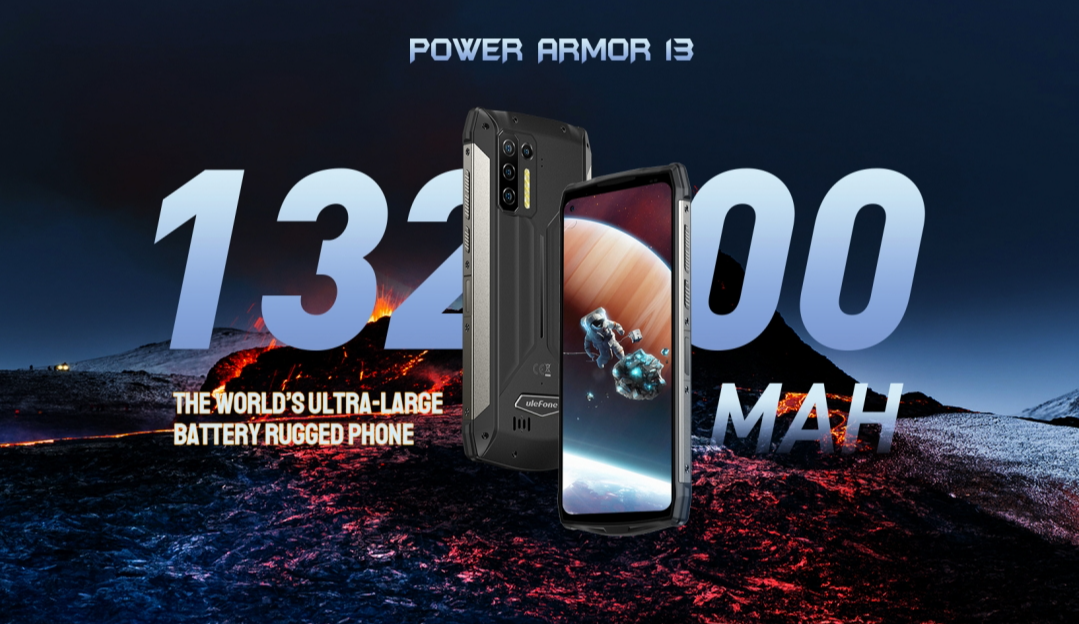 ULEFONE POWER ARMOR 13 CPU HELIO G95 120HZ 6,81 polegadas 4G Banda de frequência global 13200mAh Ultra grande Bateria NFC Smartphone de três provas de 8 GB de RAM 256 GB ROM 【Impostos incluídos】