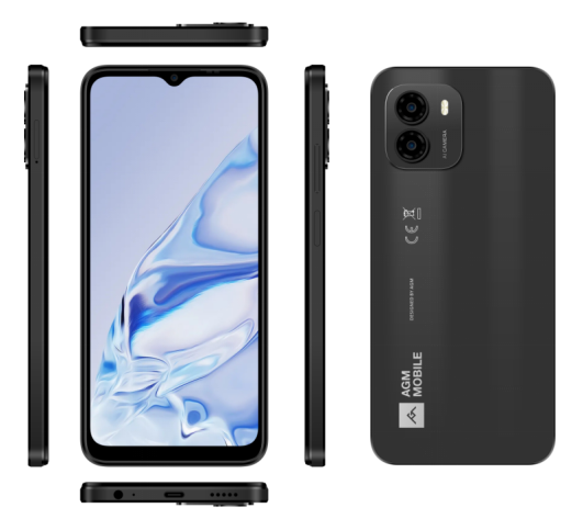 AGM N1 Smartphone CPU T606 120Hz 6,517 polegadas Smartphone 4G econômico 8 GB de RAM 128 GB de ROM 【Impostos incluídos】