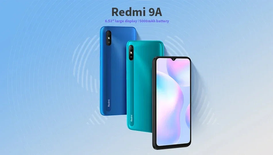 Xiaomi Redmi 9A Global Android Edition Telefone 4GB 64GB 5000mAh Smartphone Telefone 【Impostos incluídos】