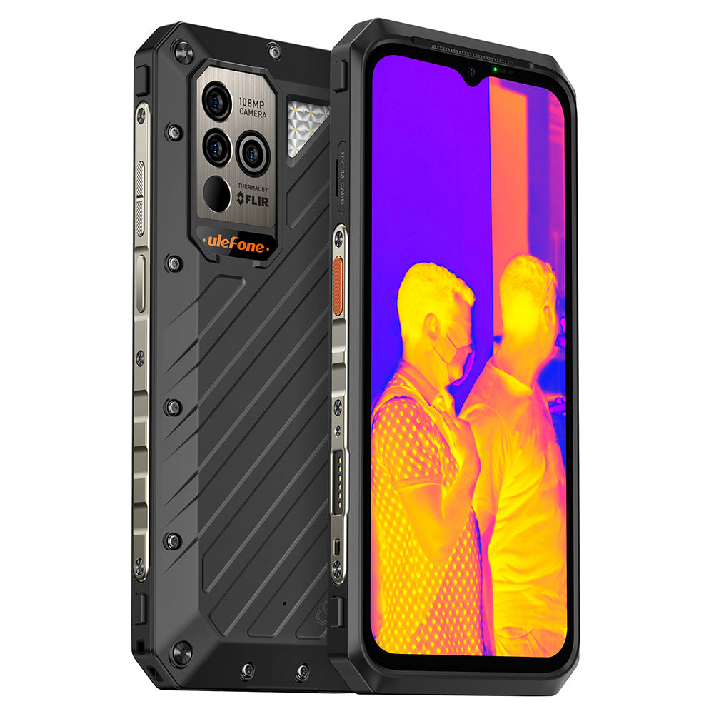 ULEFONE ARMOR 19T HELIO G99 120HZ 6.58 polegadas 4G Banda de frequência global] 17 GB RAM+256 GB ROM 66W Imagem térmica 15W Carregamento sem fio Três Smartphone de Prova 17 GB RAM 256 GB ROM 【Impostos incluídos】