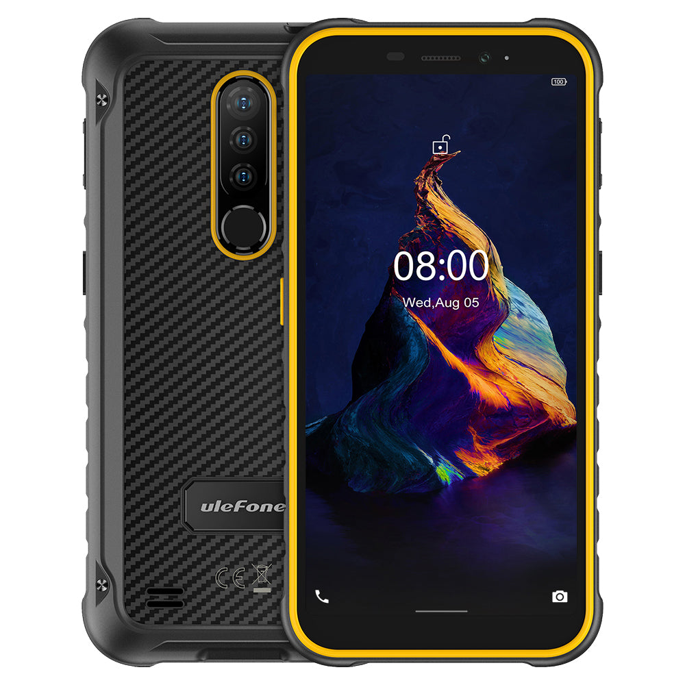 ULEFONE ARMOR X8 CPU MTK6762V 120HZ 5,7 polegadas NetCom Full Alto custo-benefício 4G três provas Smartphone 4 GB RAM 64 GB ROM 【Impostos incluídos】