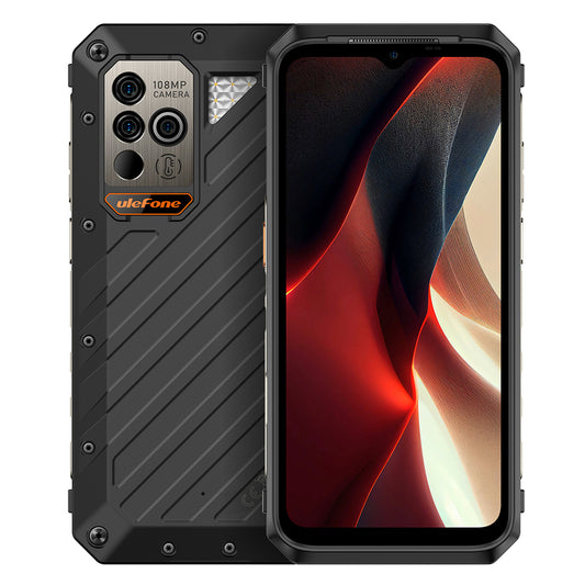 ULEFONE ARMOR 18T Ultra CPU Dimensidade 7050 5G 120Hz 6,58 polegadas 5G Banda de frequência global Imagem térmica 66W NFC 24GB+512 GB Smartphone de três provas 12 GB RAM 512GB ROM 【Impostos incluídos】