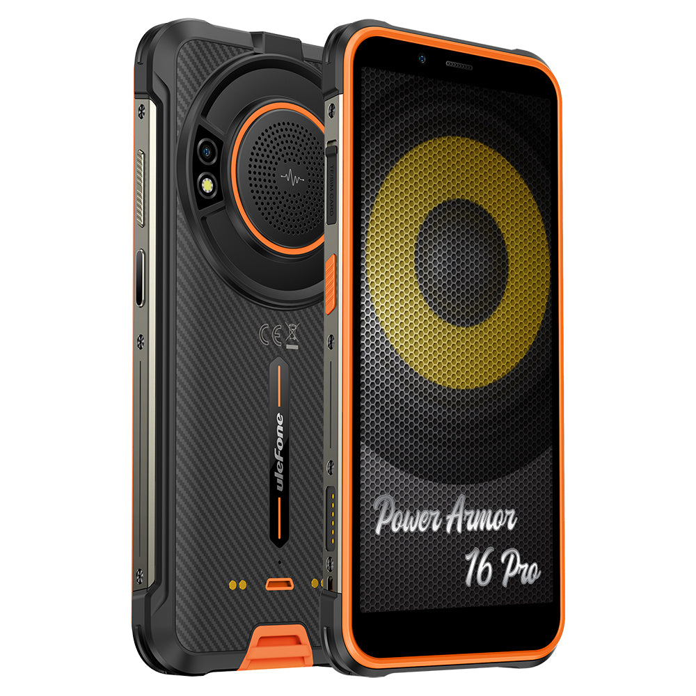 ULEFONE ARMOR 16 PRO CPU: HELIO G25 120HZ 5,93 polegadas Full NetCom de alta potência alto 9600mAh Bateria grande 4G Máquina inteligente de três provas de 4 GB de RAM 64 GB ROM 【Impostos incluídos】